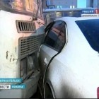 Гололед спровоцировал многочисленные ДТП