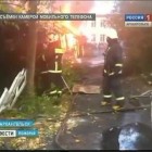 На ул. Русанова сгорели сараи