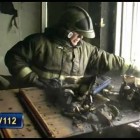 Пожар в девятиэтажном доме на улице Розы Люксембург