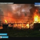В центре Архангельска горел сарай